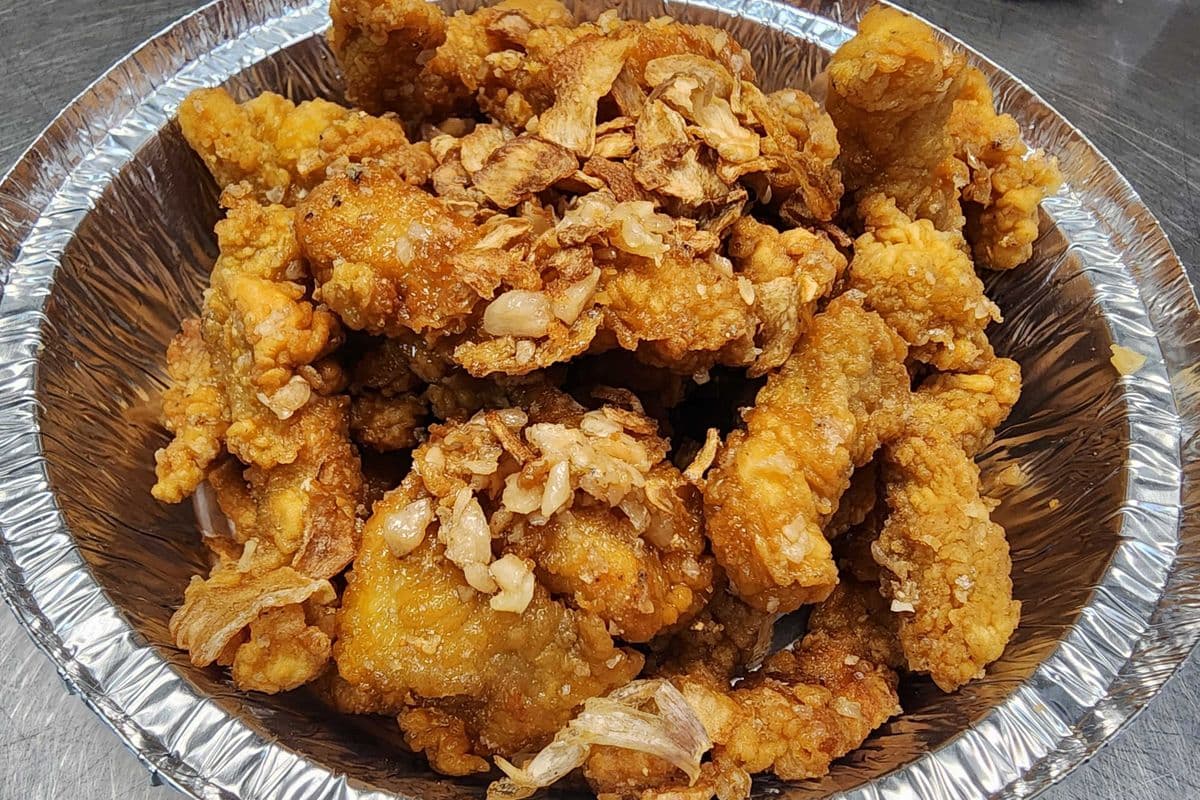 Dry Garlic Chicken