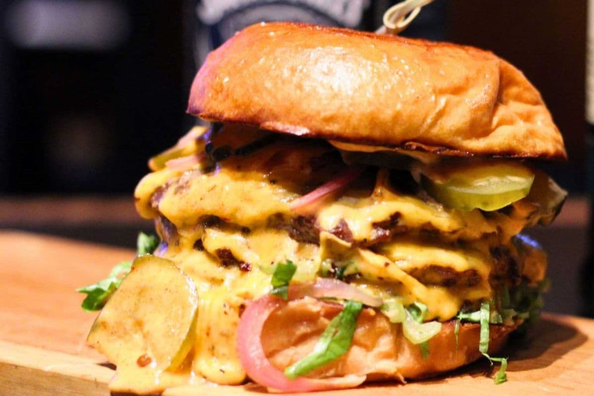 Triple Threat Smash Burger