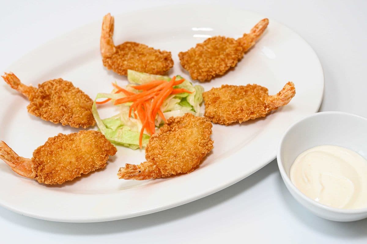 11. Deep Fried Crispy Breaded Shrimps (6 pcs)