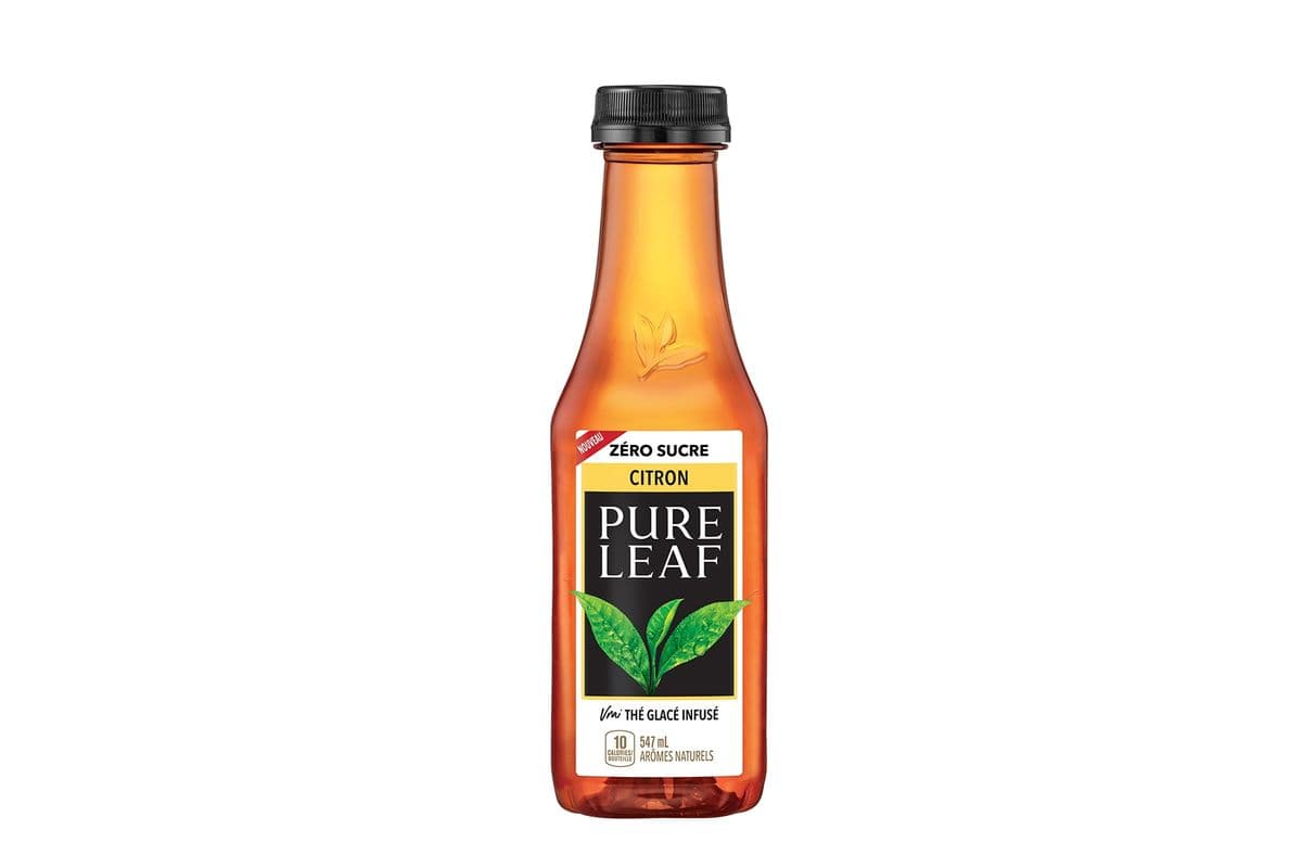 Pure Leaf Citron Zéro Sucre Thé Glacé (côté)