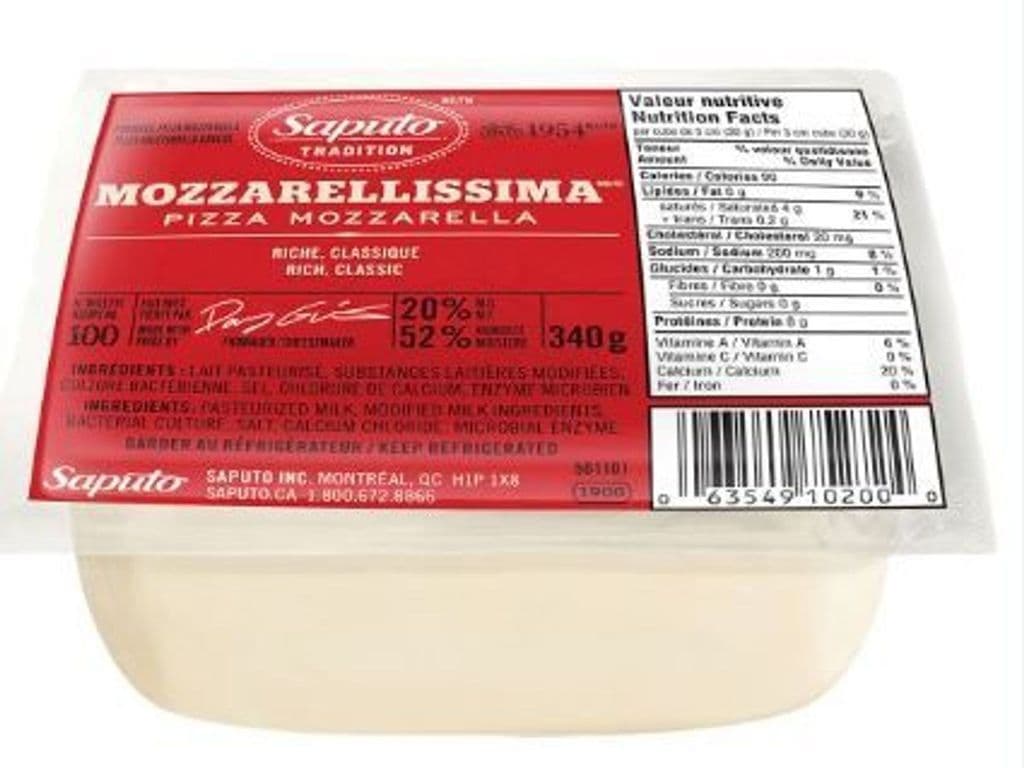 SAPUTO PIZZA MOZZARELLA 340G