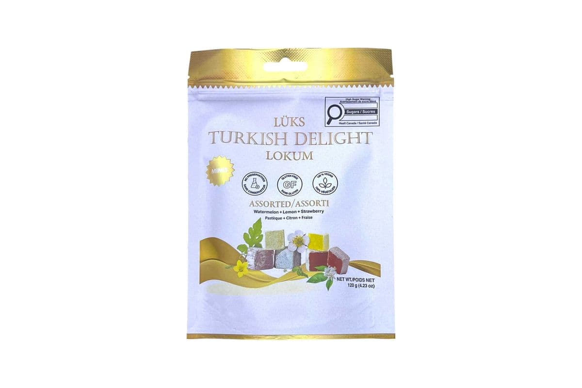 Turkish Delight Lokum Assorted Flavour Candy (120g) (150 Cal)