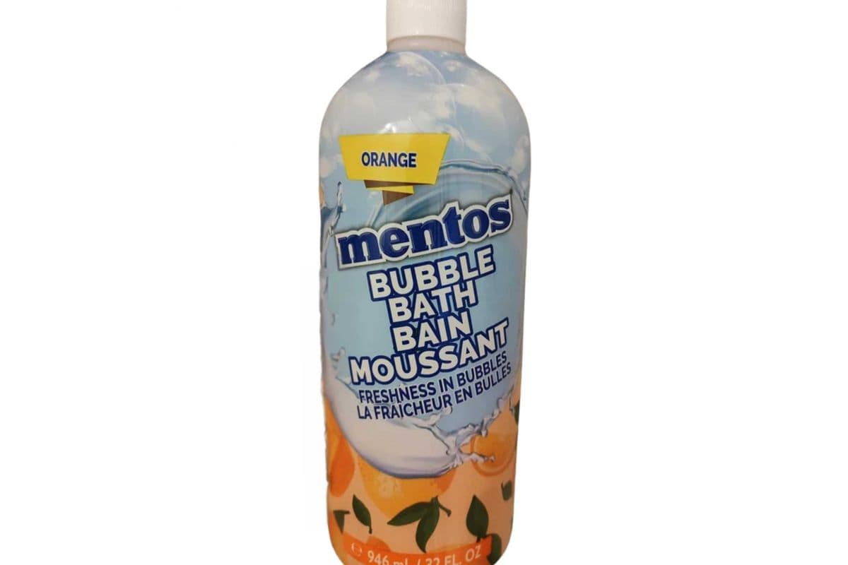 Mentos Orange Bubble Bath