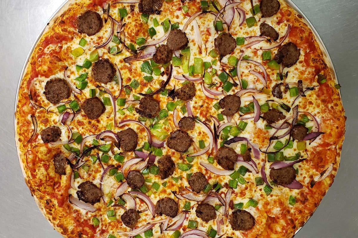 Meatball Pizza