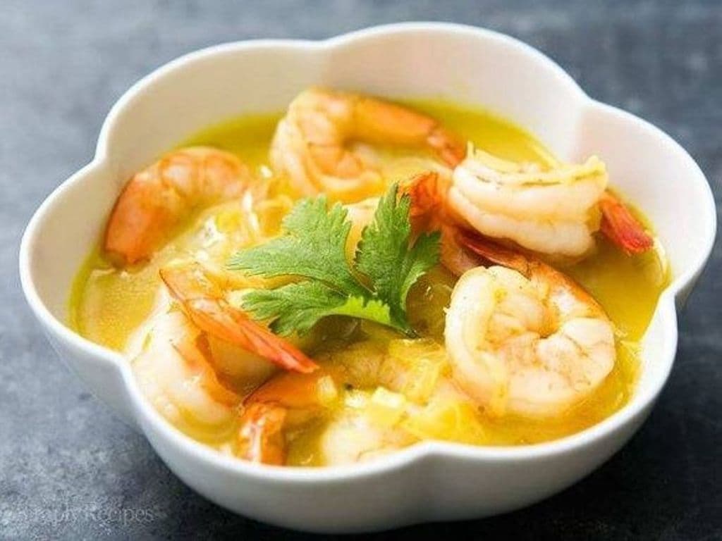 Coconut Curry Shrimp Meal