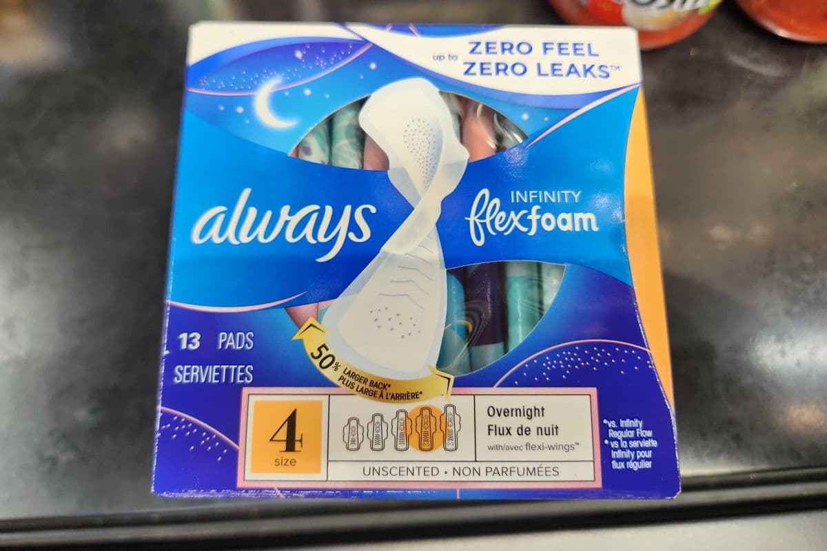 Always Infinity size 4, 13 pads - Always Infinity taille 4, 13 Serviettes