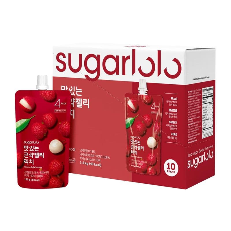 Sugarlolo Lychee Konjac Jelly 150g / Sugarlolo Konjac Jelly Lychee 150g