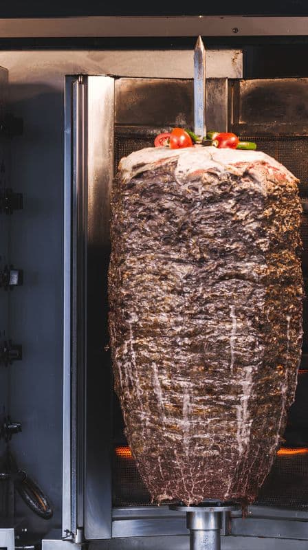 Beef shawarma meat
