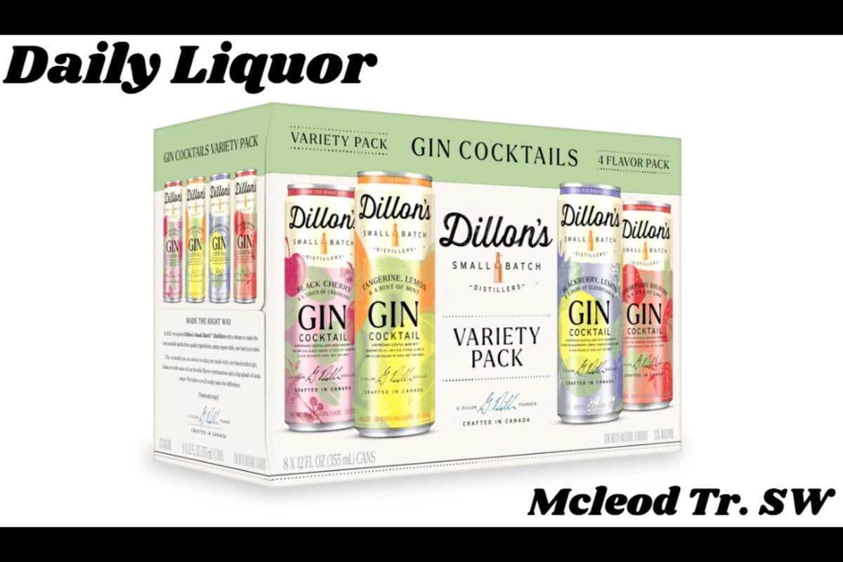 DILLON'S GIN COCKTAIL VARIETY 12 CANS (1 x 12 CANS)