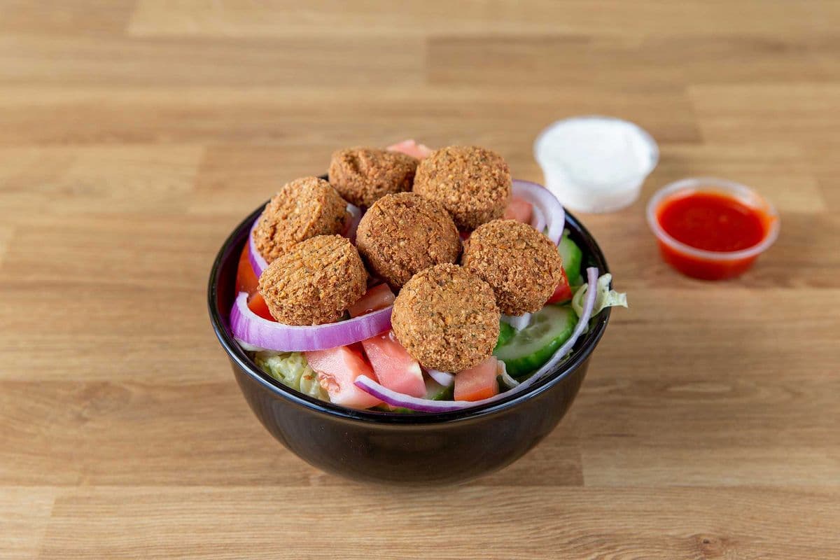 Falafel Over Salad