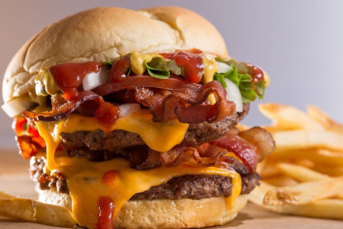 Double Bacon Burger Combo