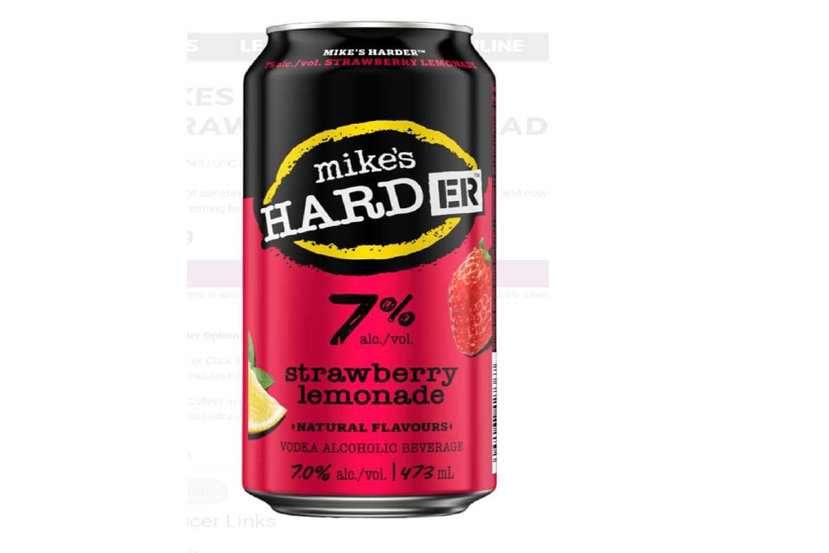 Mike's Harder Strawberry Lemonade (1 x 473 ml can)