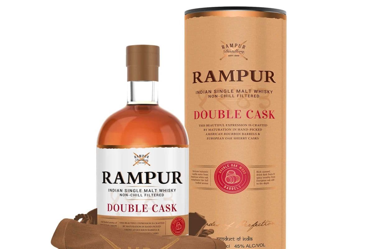 RAMPUR INDIAN SINGLE MALT WHISKEY DOUBLE CASK 750 ML (1 x 750 ML )