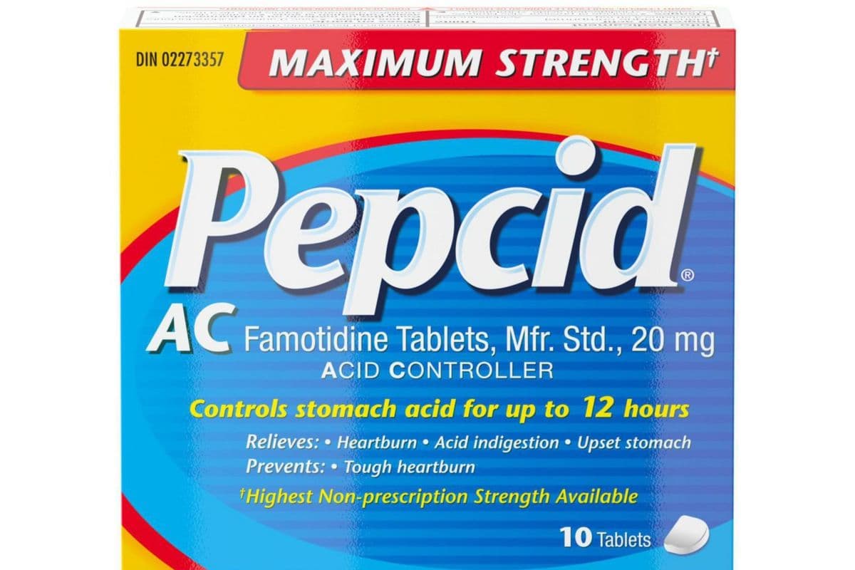 Pepcid Maximum Strength AC Tablets for Heartburn (10's)