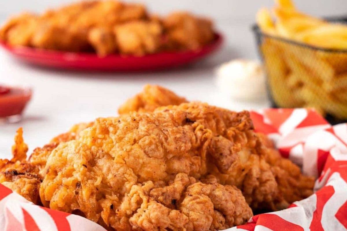 ILbs fry chicken