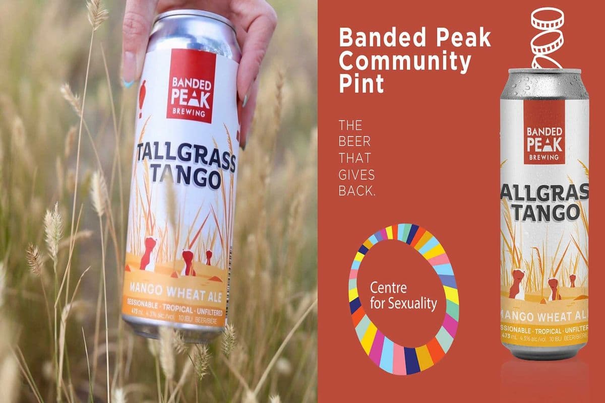 (NEW)BANDED PEAK TALLGRASS TANGO MANGO WHEAT ALE (4 x 473ML)