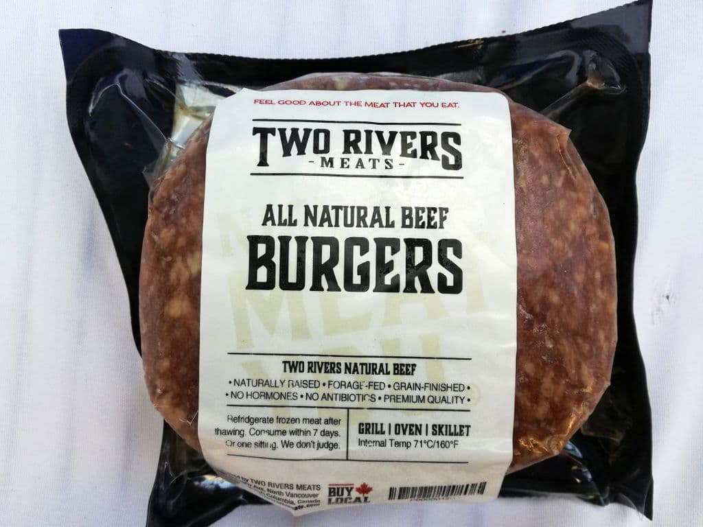 TWO RIVERS ALL NATURAL BEEF BURGERS (FROZEN)