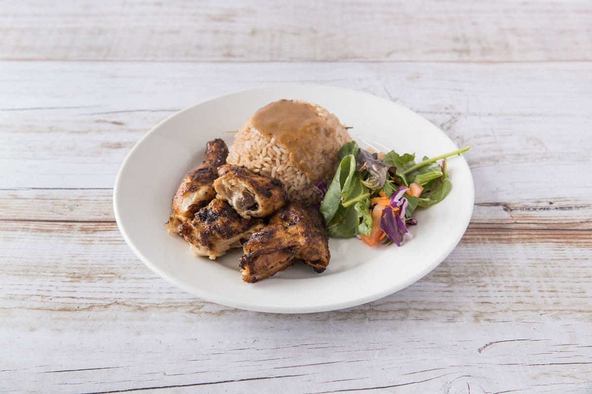 1/4 Jerk Chicken Dinner