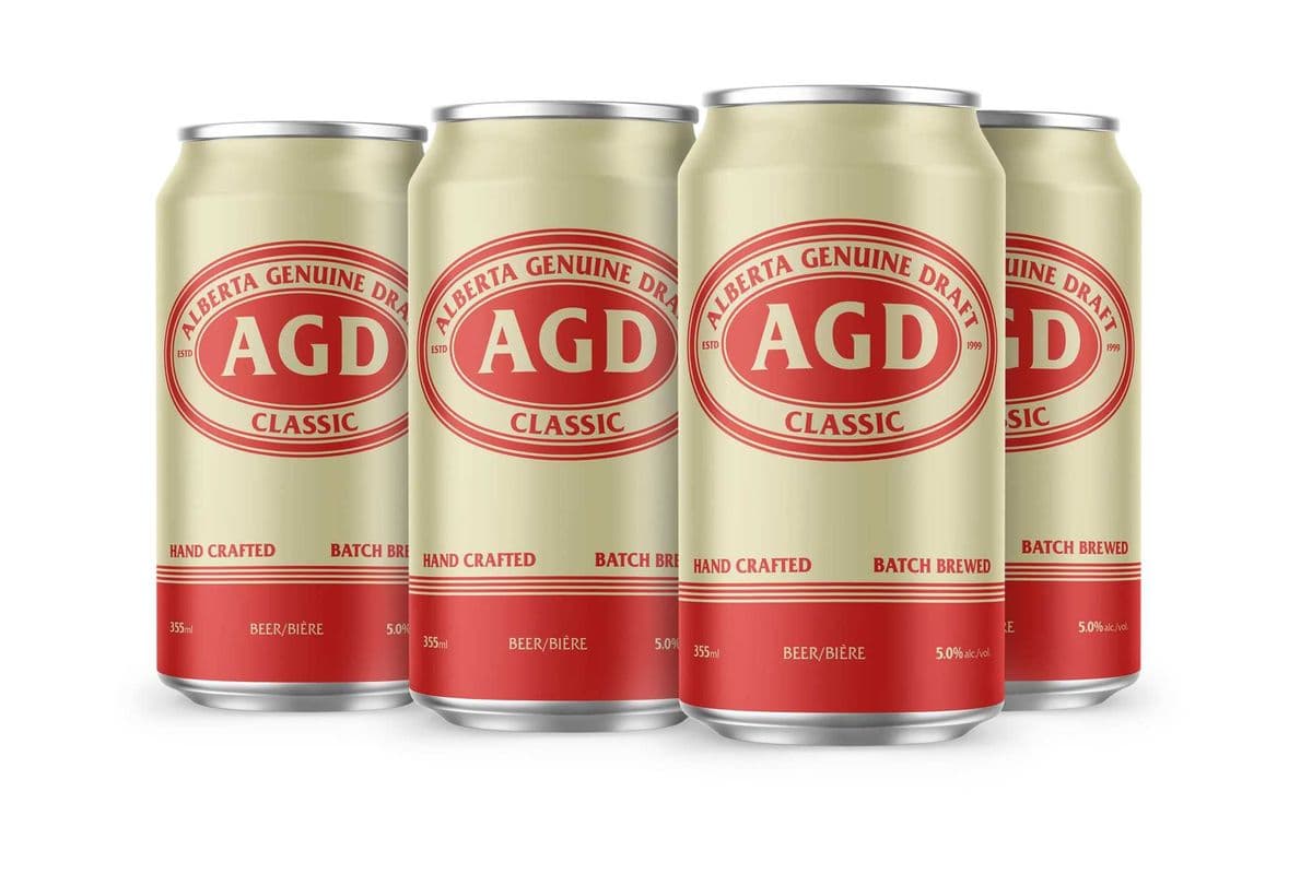 Alberta Genuine Draft (AGD) (6 x 355 ml Cans)