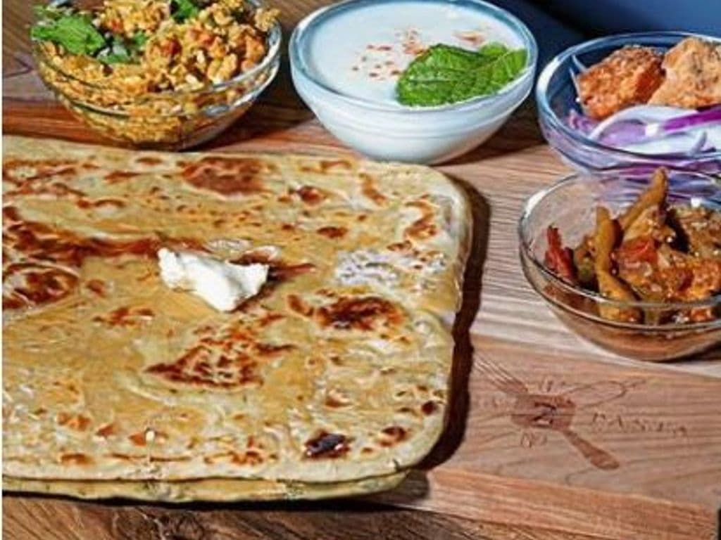 Egg Bhurji w/ 2 Plain Paratha