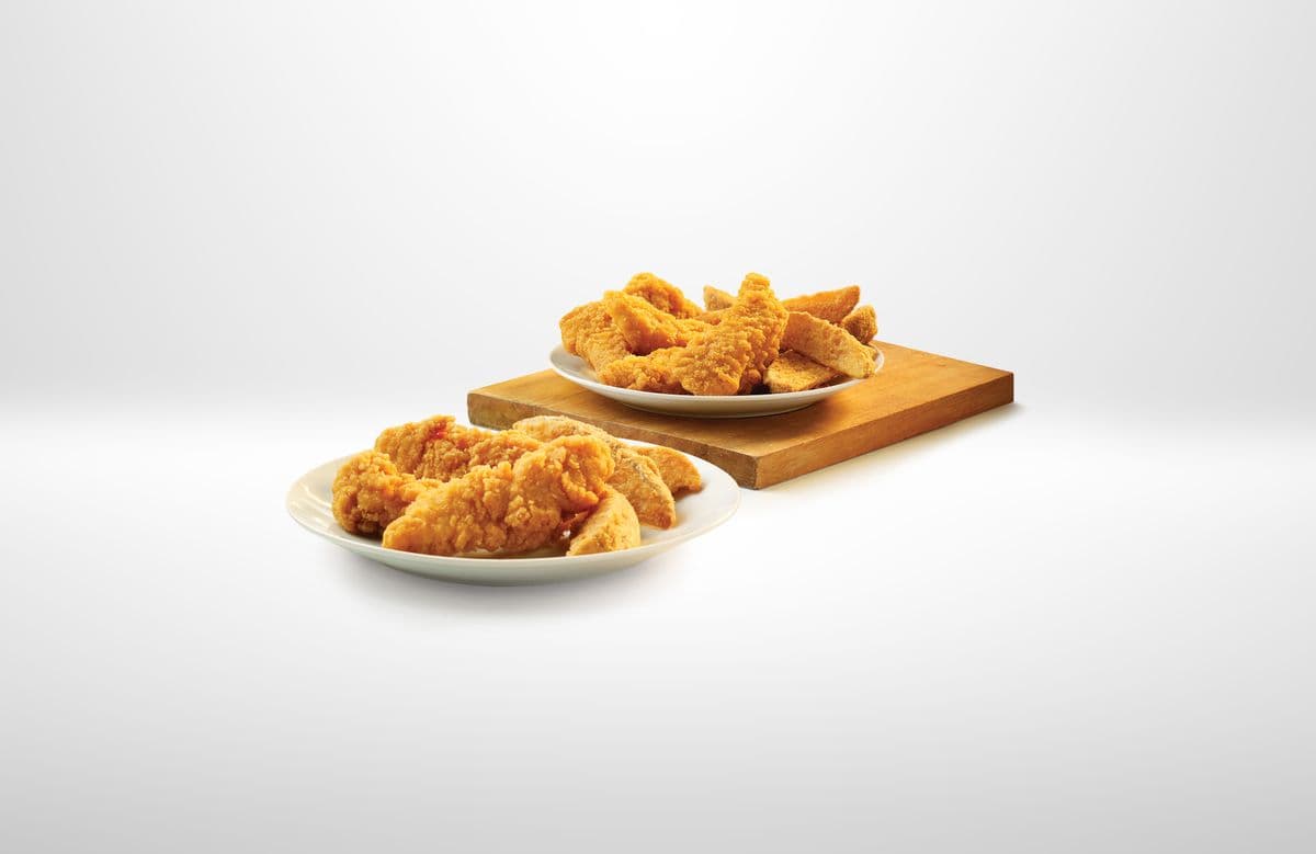 8 Strips & 10 Wedges + 2 FREE Dips