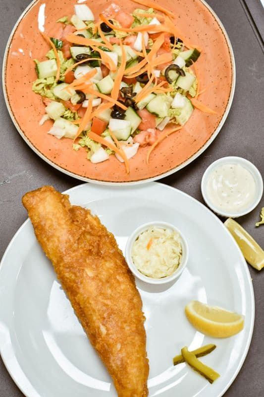 Pollock & Sweet Potato Fries