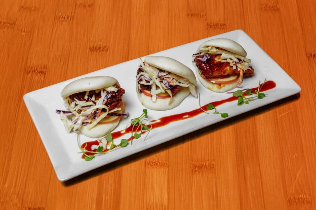 Crispy Korean Chicken Bao
