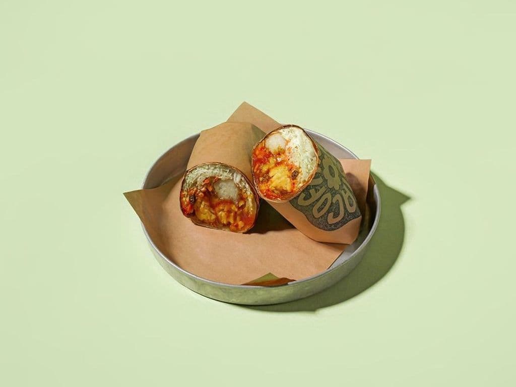 Chili Garlic Tempeh Burrito
