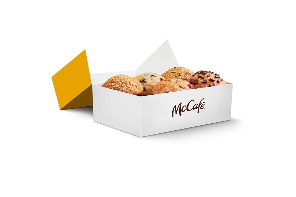 6 muffins cuits au four au choix [2160-2640 Cal]