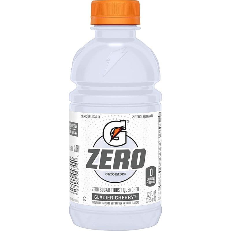 G Zero Gatorade Boisson Cerise Glaciale 591ml/ G Zero Gatorade Glacier Cherry