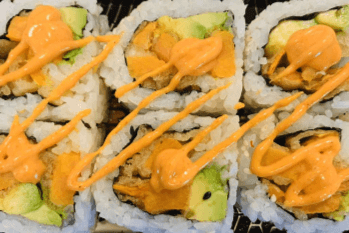M42. Spicy Avocado Yam Roll (6 pcs)