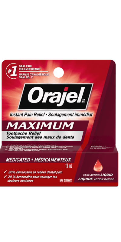 Orajel Soulagement des Maux de Dents 9.5g/ Orajel Toothache Relief 9.5g