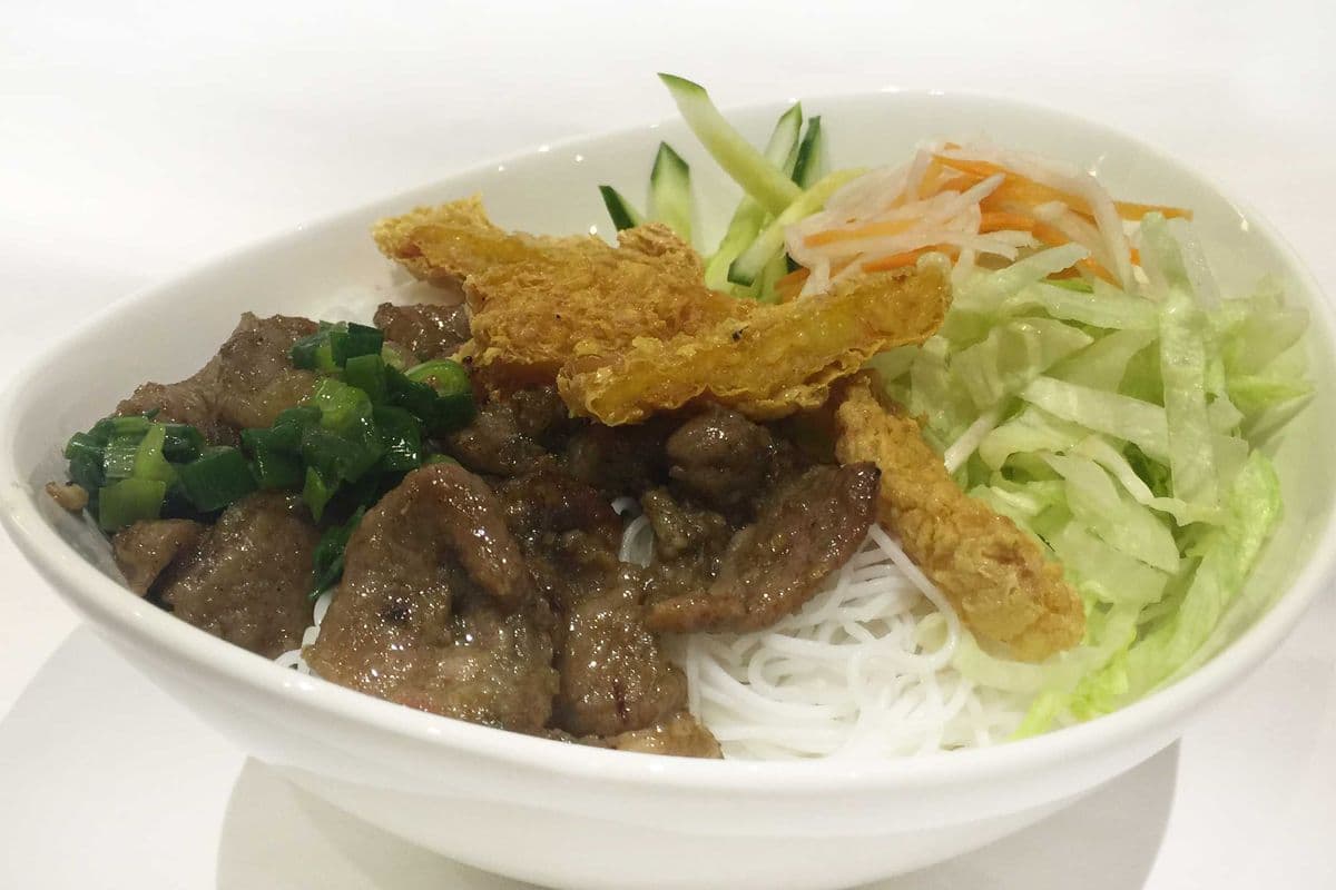 V12. Vermicelli - Grilled Pork and Fried Bean Curd Sheet