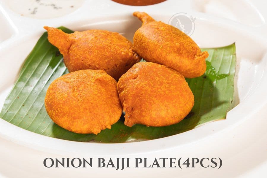 Onion Bajjii Plate (4 Pieces)