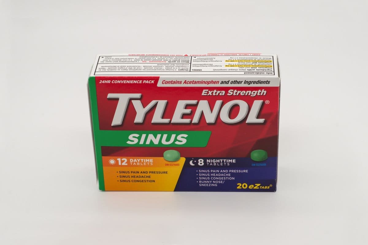 Tylenol Sinus Extra Strength Day and Night Tablets (12ct Daytime and 8ct Nighttime)