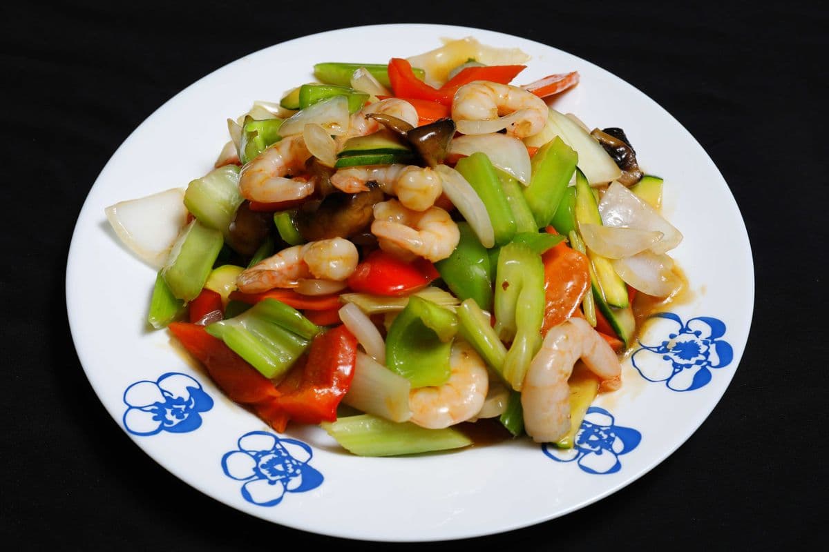 31. Stir-Fried Shrimp with Mixed Vegetables