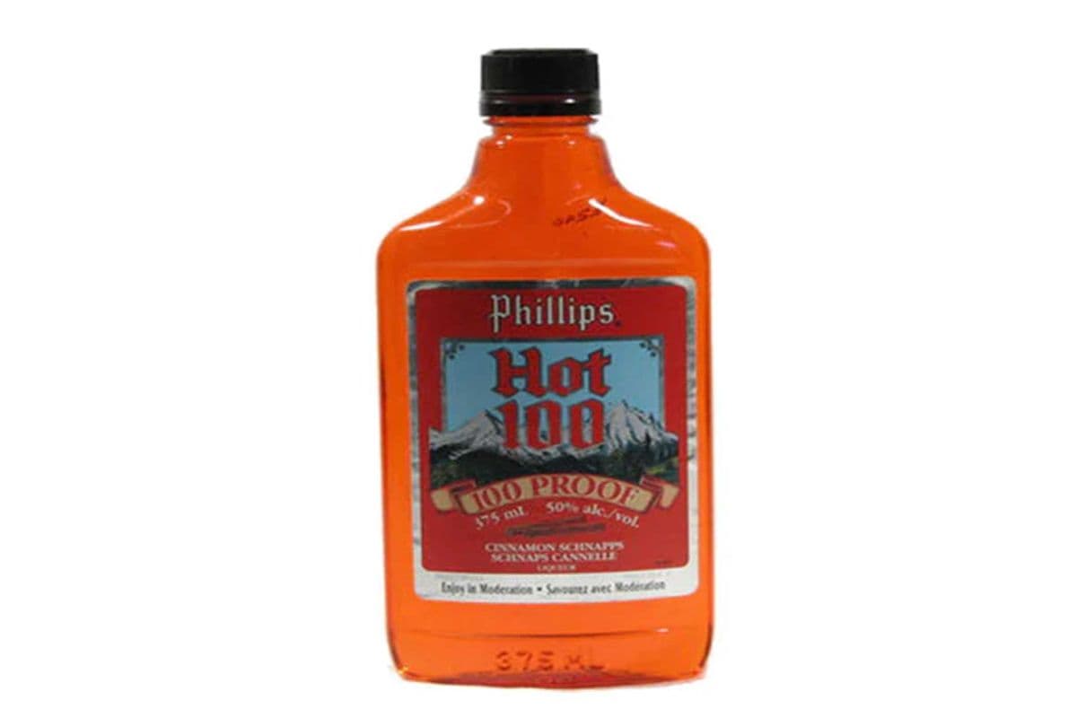 Phillips HOT 100 schnapps 375 ML (1 x 375ML)