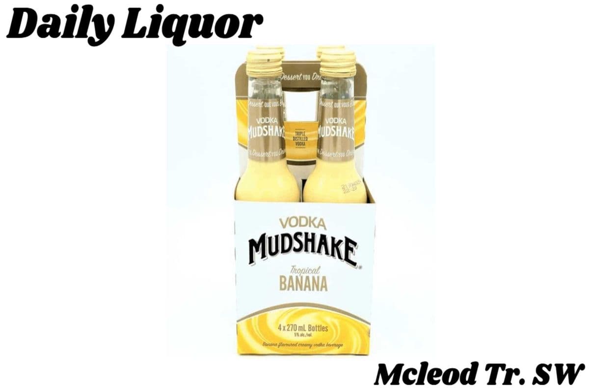 VODKA MUDSHAKE TROPICAL BANANA 4 BOTTLES (1 x 4x270ML)