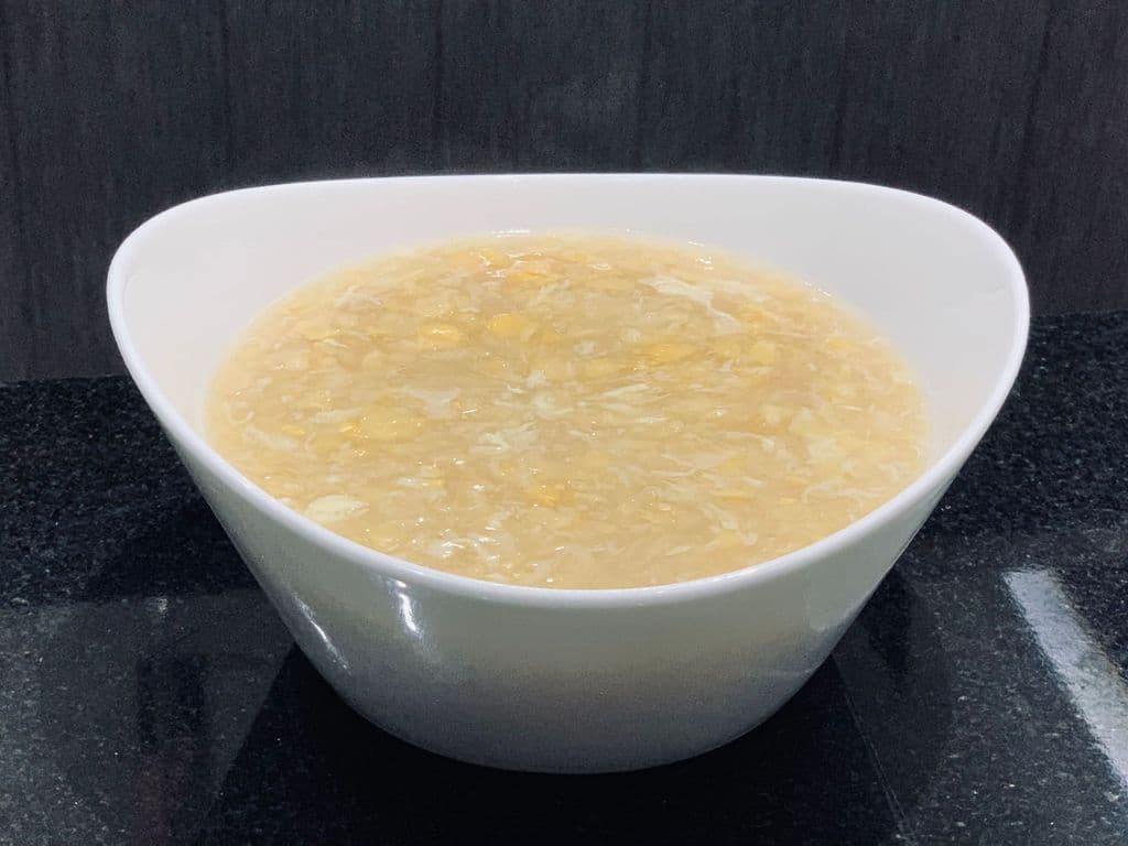 Small Sweet Corn Soup