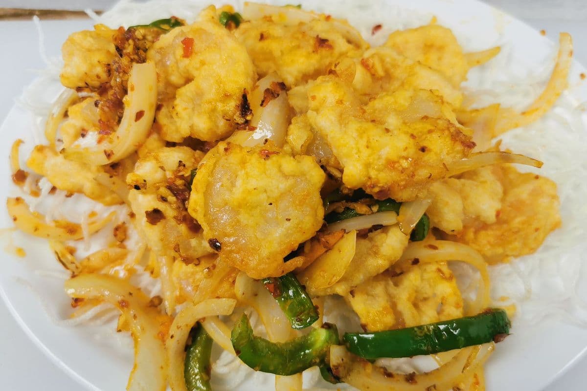 Salt and Pepper Prawns