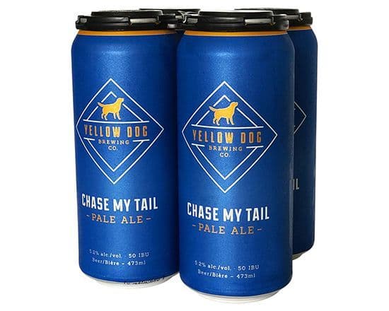Yellow Dog Brewing Co. Chase My Tail Pale Ale, 4 x 473 ml