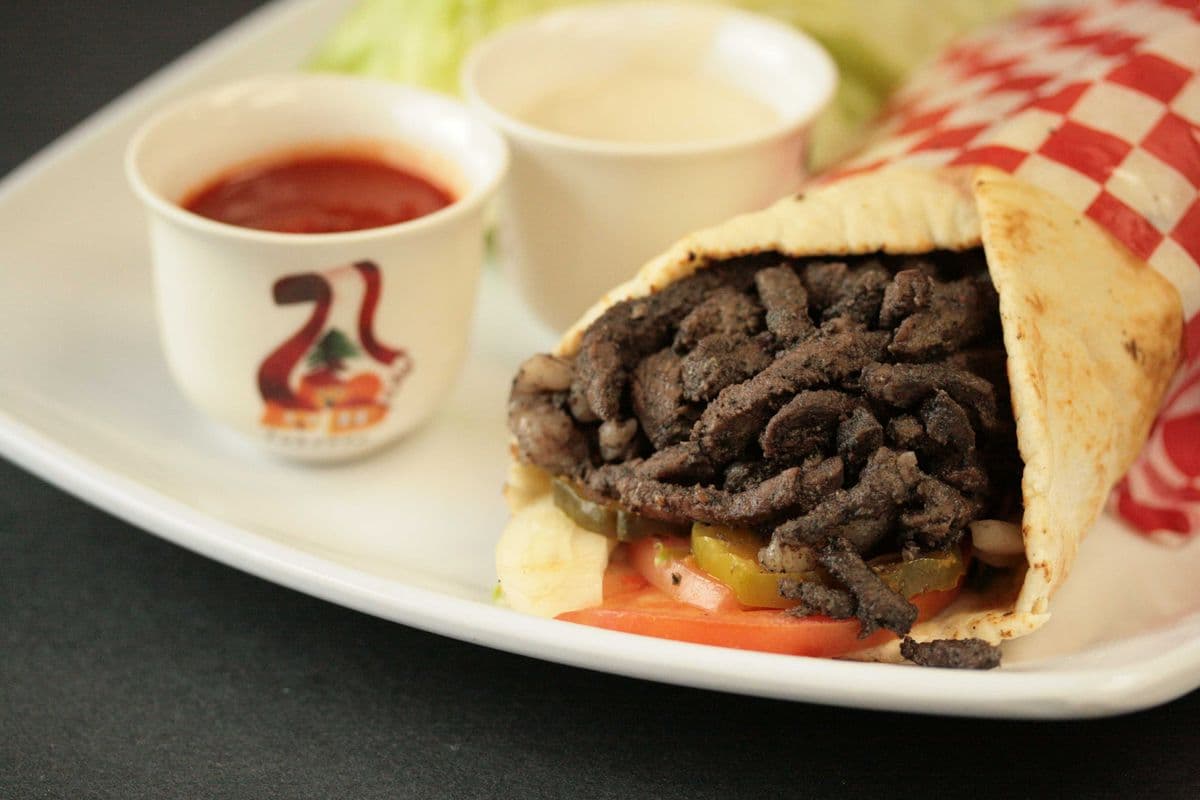 BEEF AND LAMB SHAWARMA WRAP