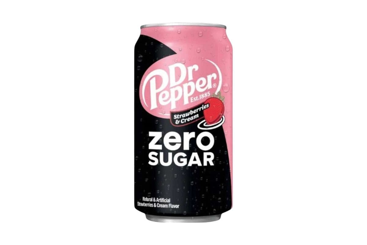Dr Pepper Strawberry & Cream Zero Sugar (355ml) (0 Cal)