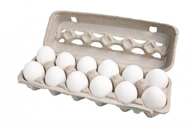  Gros Oeuf Blanc 1 Douzen/ Large White Eggs 1 Dozen