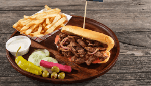 Philly Cheese Steak Sandwich Combo