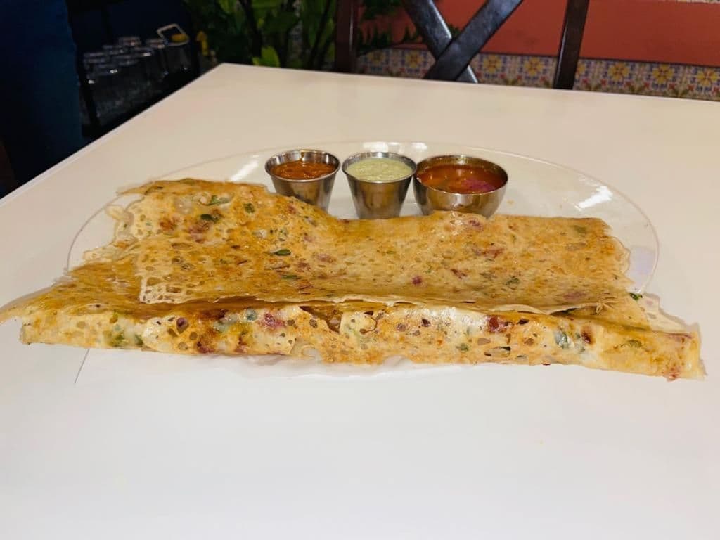 RAVA VEG PANEER DOSA