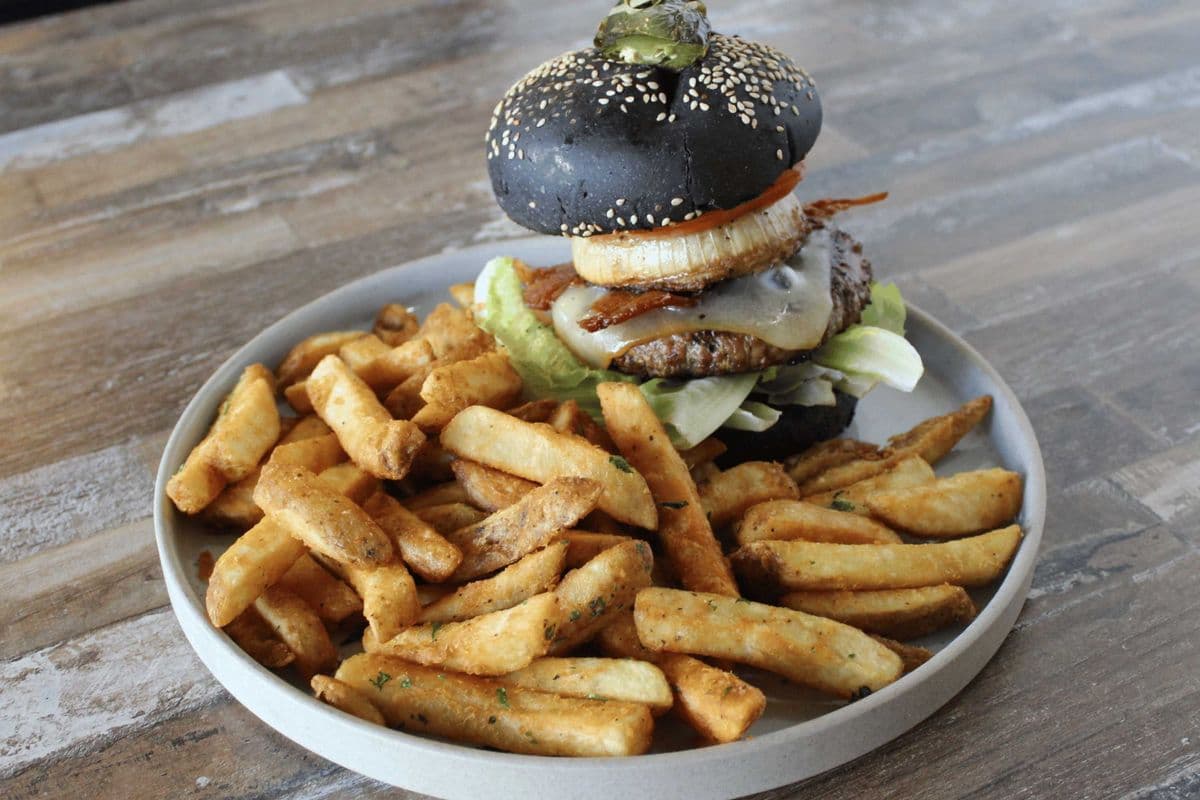 SOB Burger (Expect Spice) (Gluten Conscious with Modifications | Cross contamination will occur)