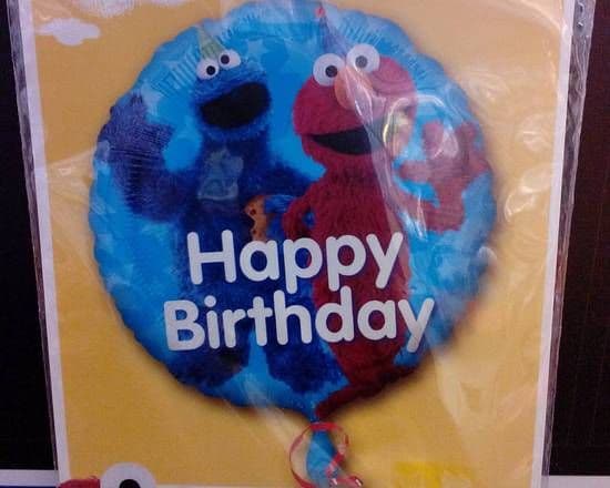 17" Round Foil Balloon (Sesame Street)