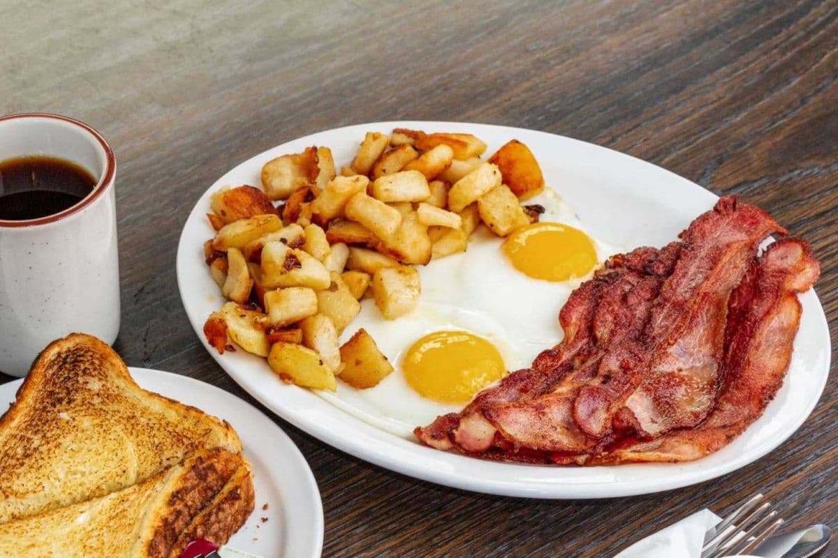 Bacon and Two Eggs
