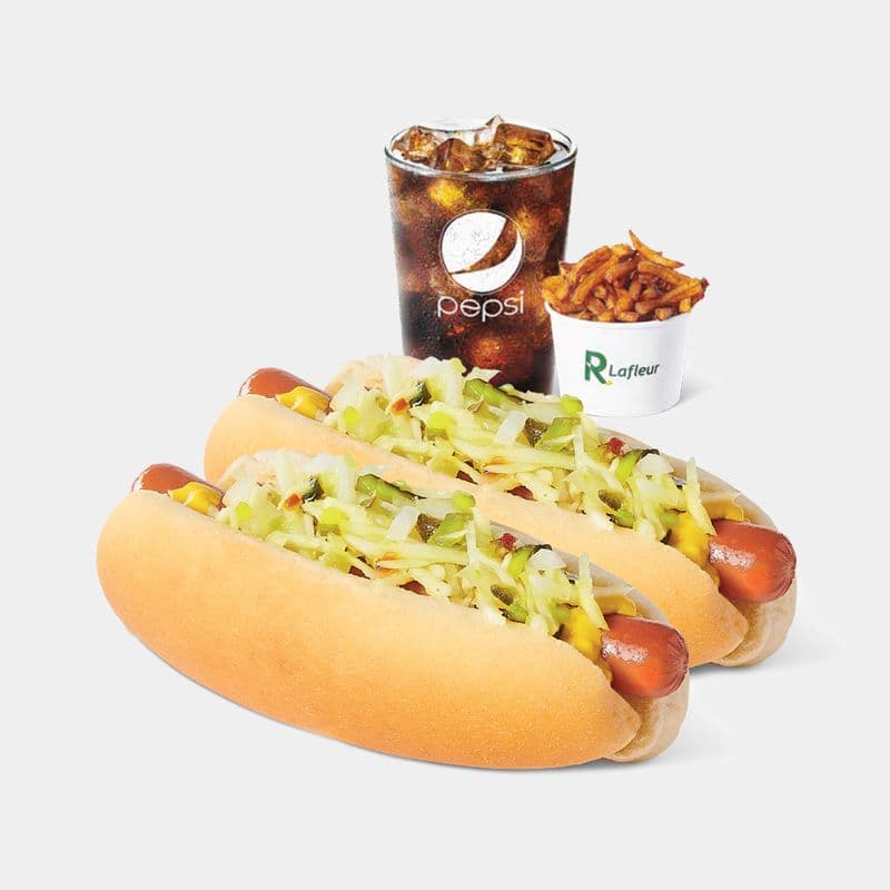 Trio Vapeur / Steamed Hot Dog Trio